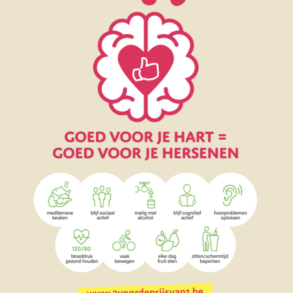 Goed voor het hart = Goed voor de hersenen.